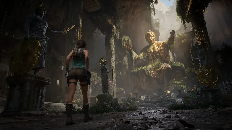 Tomb Raider Legacy of Atlantis official reveal artwork used for a Natla and Atlantis lore guide