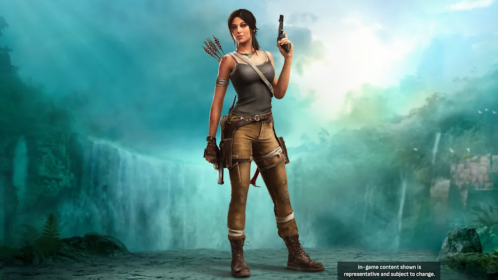 Image promotionnelle officielle de Lara Croft portant Survivor Outfit dans Tomb Raider Legacy of Atlantis